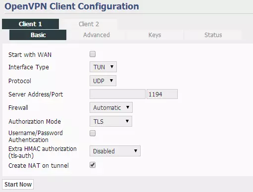 Tomato OpenVPN Setup 1