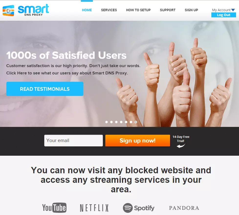 SmartDNSProxy_HomePage SmartDNSProxy_HomePage