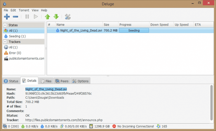 deluge bittorrent