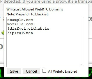 BB- WebRTC Network Limiter, Force Enable Copy