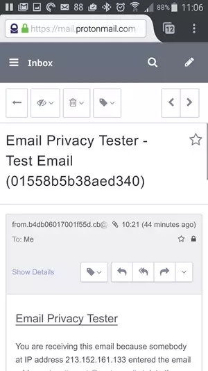 ProtonMail mobile web ProtonMail mobile web