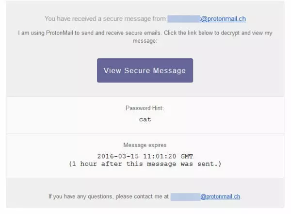 ProtonMail receive secure email ProtonMail receive secure email