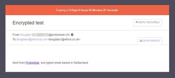 ProtonMail recive secure email 3 ProtonMail recive secure email 3