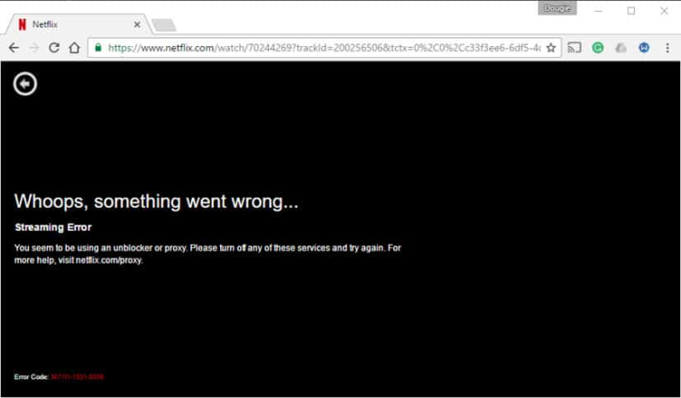 cyberghost vpn chrome netflix blocked