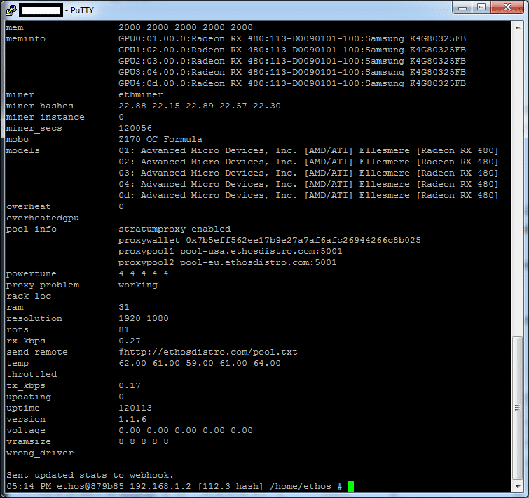 cant ssh into my ethereum rig