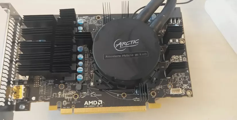 RX480 Water Cooling Assembly