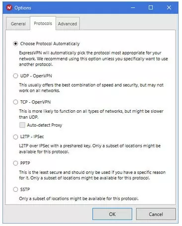 expressvpn encryption options
