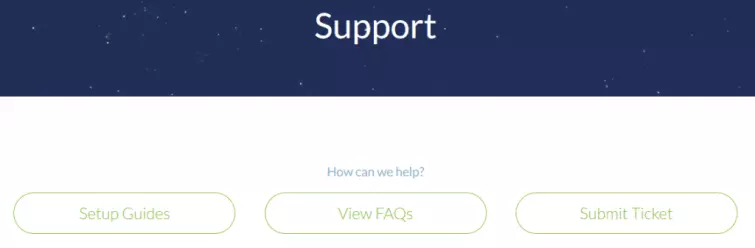 Windscribe support page