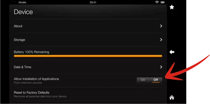 install a VPN on Kindle Fire