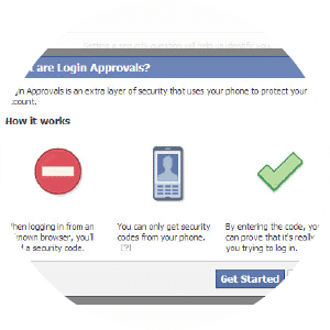 Facebook Login Approvals, Optional Two-Factor Authentication