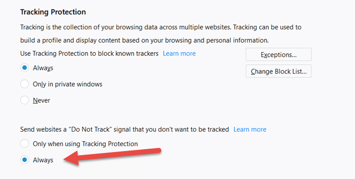 A closer look at Firefox's Tracking Protection feature - gHacks