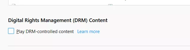 Firefox DRM Content