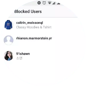 Instagram Blocked Users