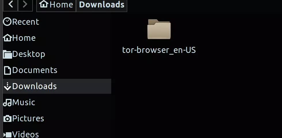 Tor Browser Download Folder