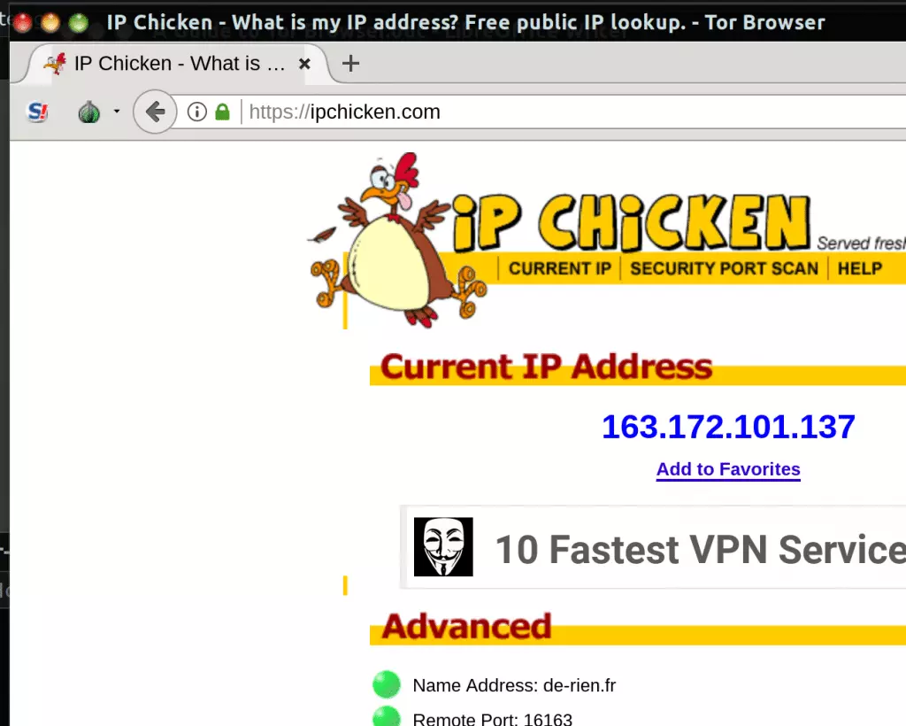 IP Chicken Website