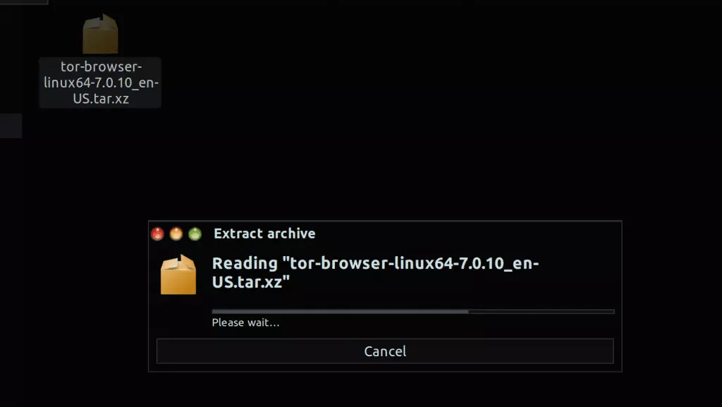 Tor Browser Extract File