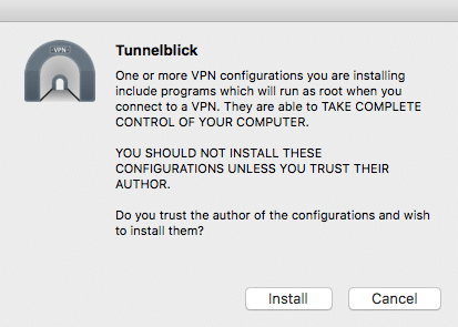 edit tunnelblick configuration file