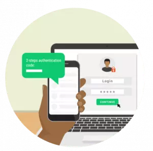 Two factor authentication