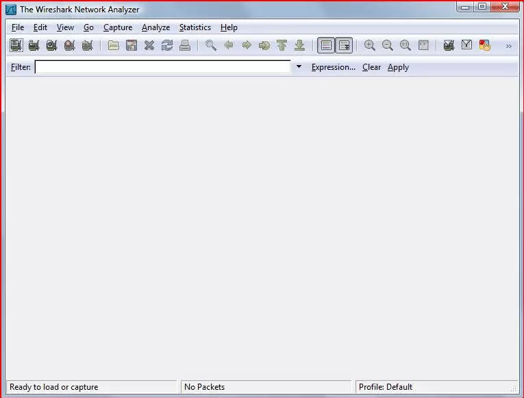 Wireshark Default Screen Wireshark Default Screen