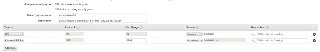 8 change to UDP and port