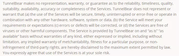 Tunnelbear Tos Tunnelbear Tos