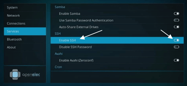 Setup a VPN on OpenELEC