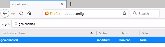 Geolocation Firefox