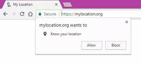 Geolocation Optional