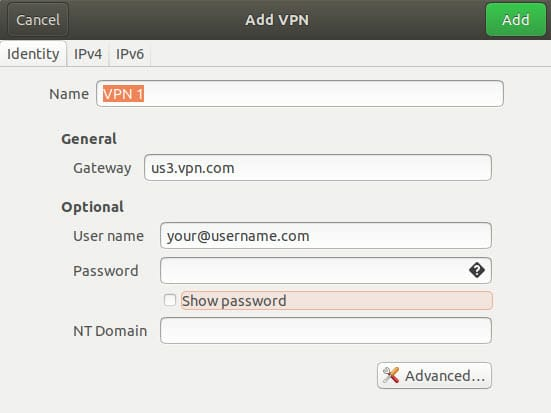 Add a VPN to Ubuntu Linux