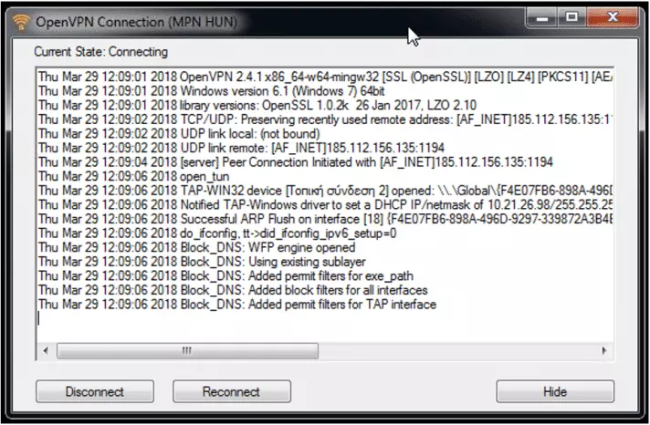 My Private Network Configuration My Private Network Configuration