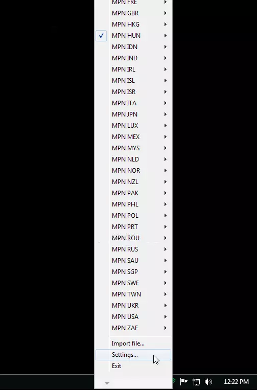 My Private Network config My Private Network config