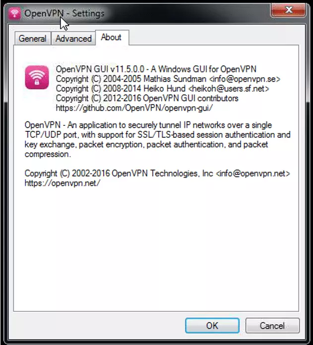 My Private Network settings My Private Network settings