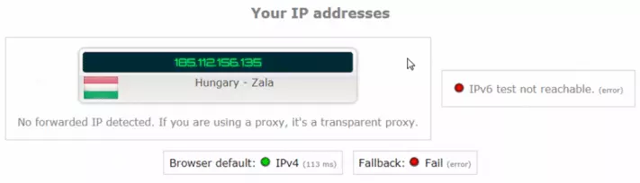 My Private Network IP Leak test My Private Network IP Leak test