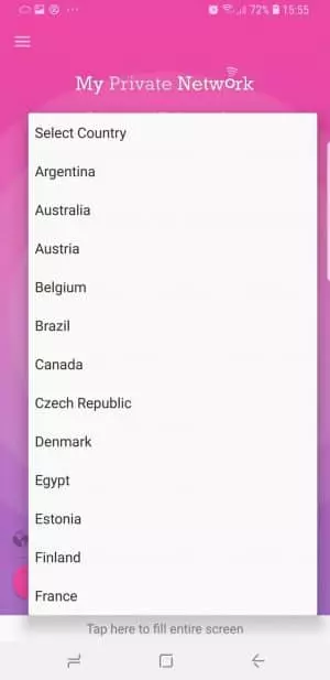 My Private Network Mobile App My Private Network Mobile App