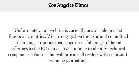 La Times Gdpr 2