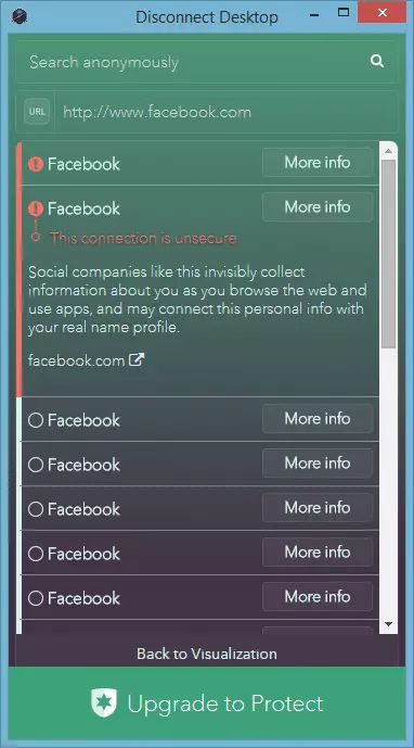 Disconnect windows app 2