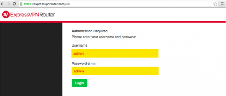 install expressvpn on router