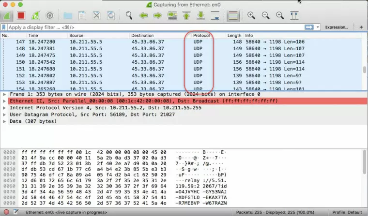 Obfuscated VPN over TCP