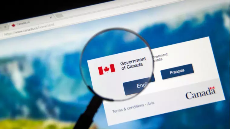 Canadian government website