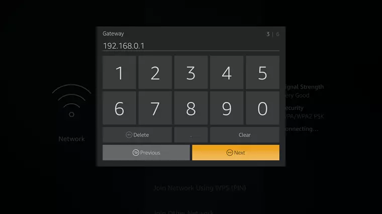 enter fire stick gateway 