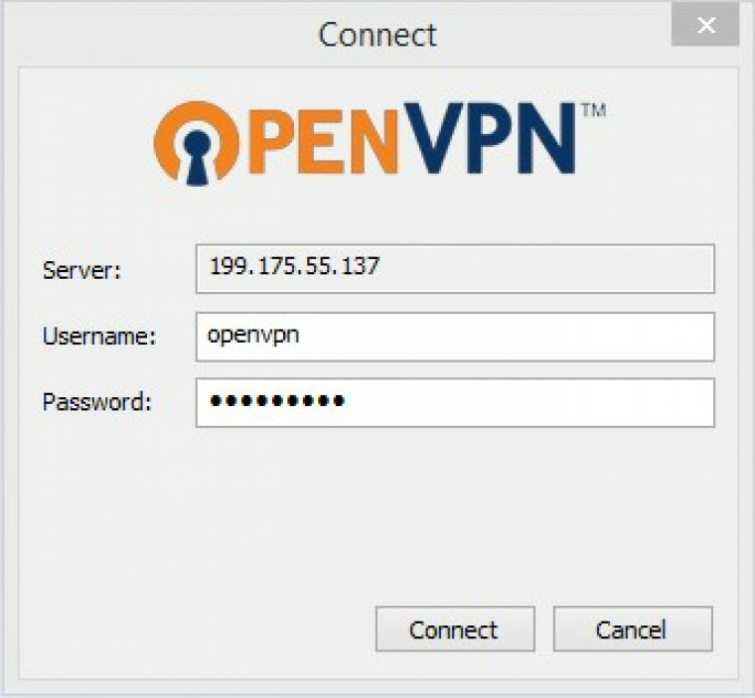 vpn username and password windows 7