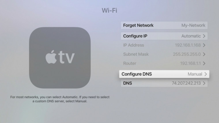 routing apple tv through vpn for mac