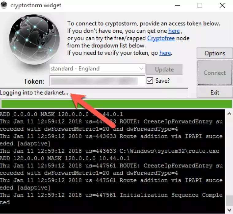 CryptoStorm windows client