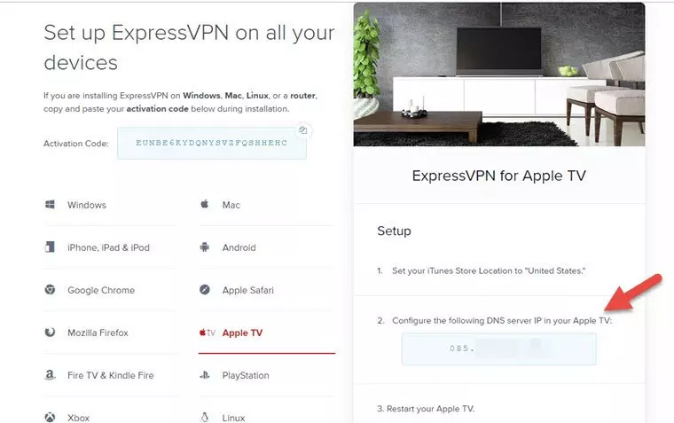 change DNS settings expressvpn