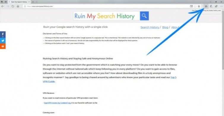 click the star button furthest right