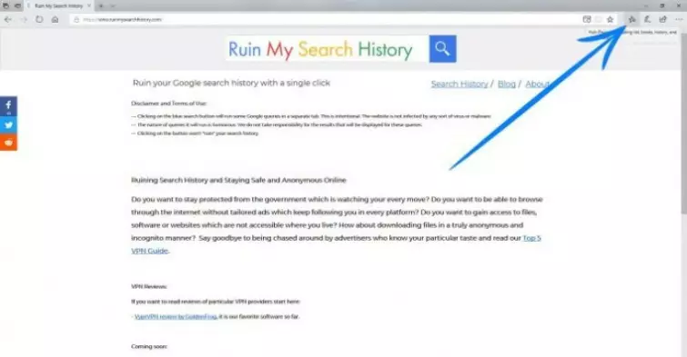 click the star button furthest right