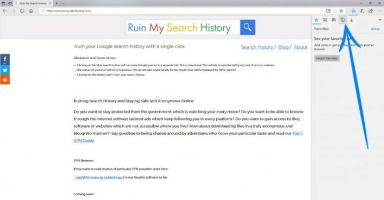 click the second button from right