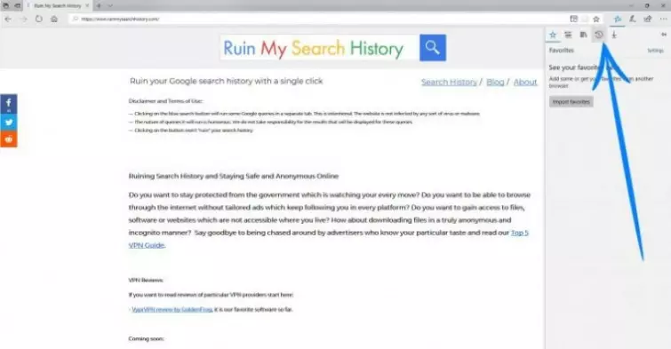 click the second button from right