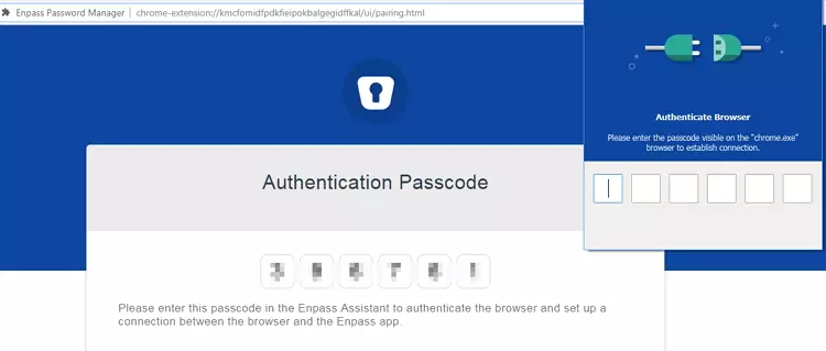 enpass authentication code