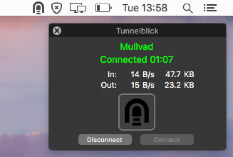 tunnelblick set dns server